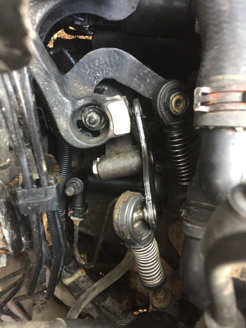 Audi A2Gear lever mechanism